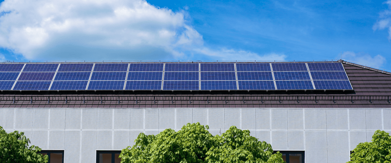 Solar Panels on Residential Rooftop